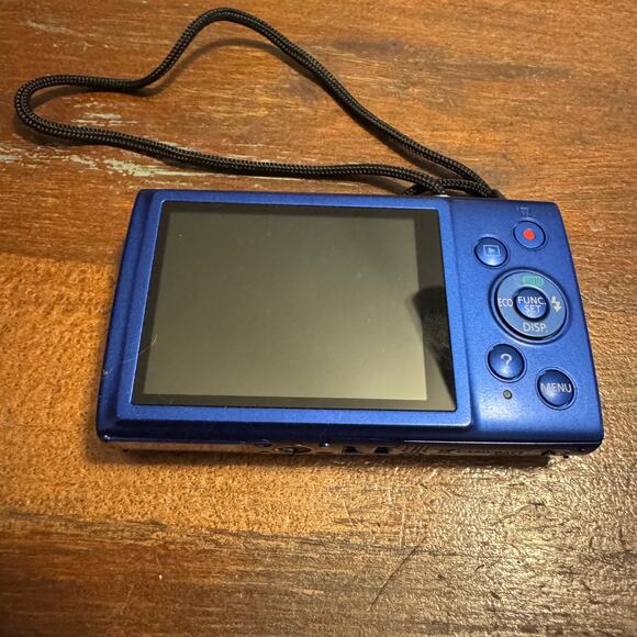 CANON BLUE Power Shot ELPH 170 IS 20MP 12x Optical Digital Camera w/ Accessories - Picture 6 of 9